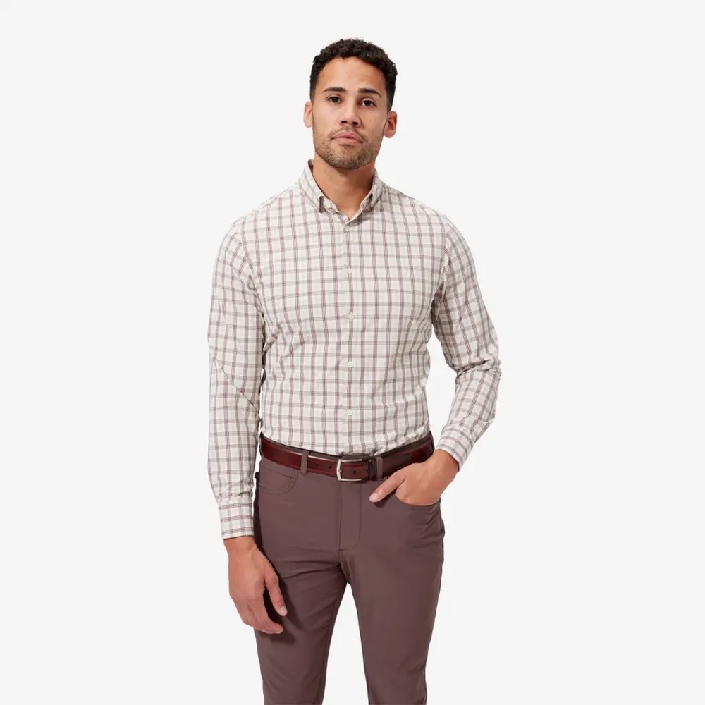 Mizzen + Main Large Trim Tall shirt